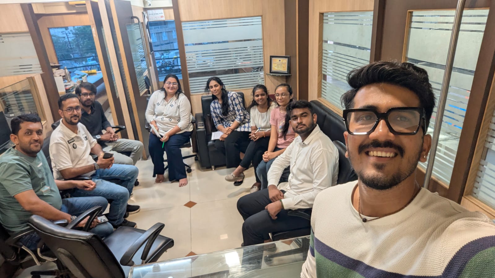 Team selfie at the G. S. Sonpal & Associates office